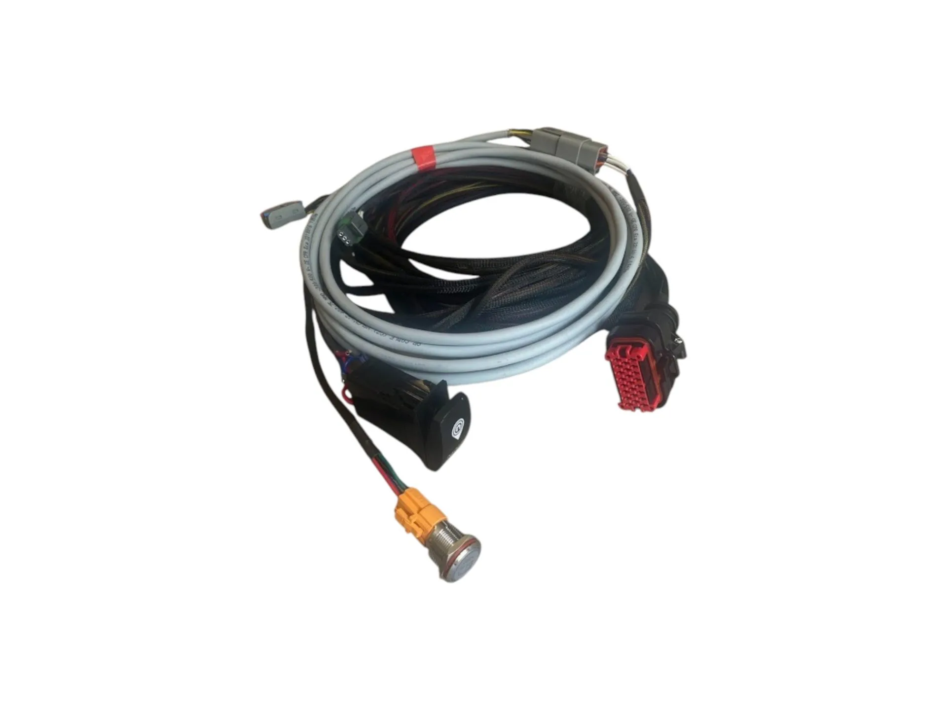 Complete AgOpenGPS wire harness for the geared DC steering motor