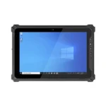 IPC4 rugged Windows tablet with 4G LTE and built-in LAN, front view