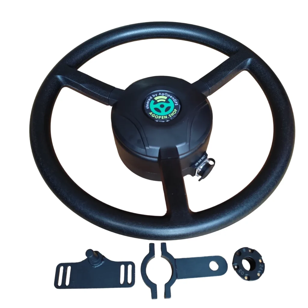 Keya direct drive steering wheel motor with mounting brackets and clamps